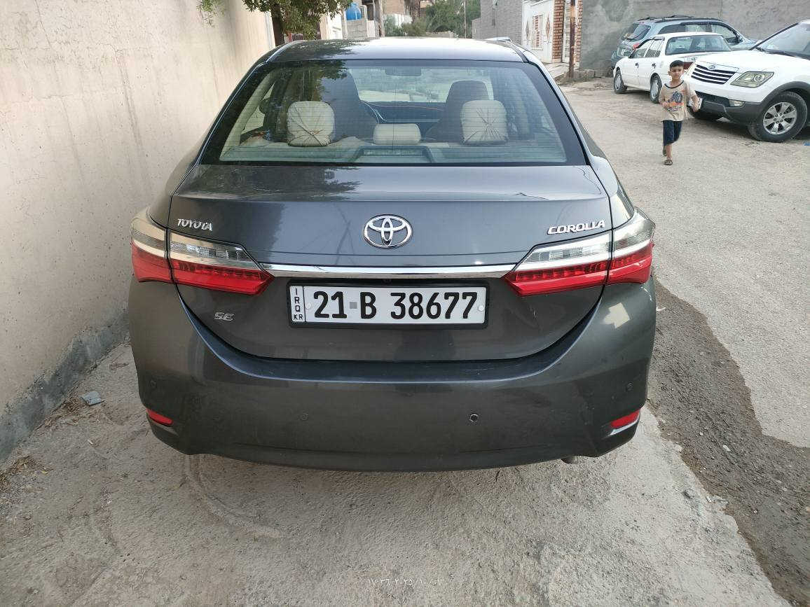 السلام عليكم كورلا خليجي موديل 19 بيع او مراوس حسب القناعة السياره بدون ضرر بيها صبغ  بنيد فقط كير محرك كفاله 
رقم سليمانية بسمي السعر 145 مكاني بعقوبة 
***********
