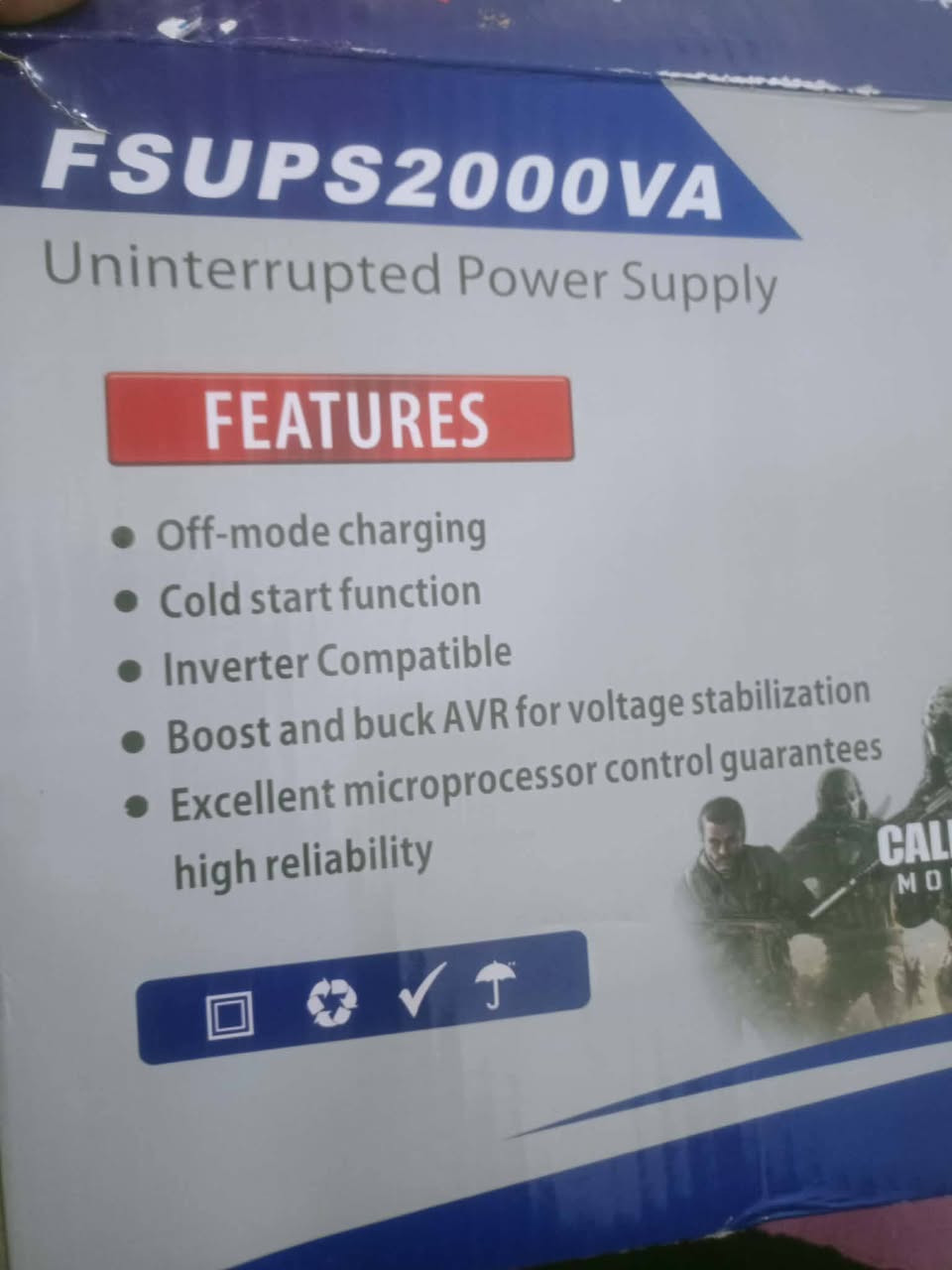 سلام عليكم يو بي إس للبيع ٢٠٠٠٠فوات يشغل بلازمه وبلي يطول فوك نص ساعه اكثر إلي يريده يراسلني أو يتصل ويدلل ***********
