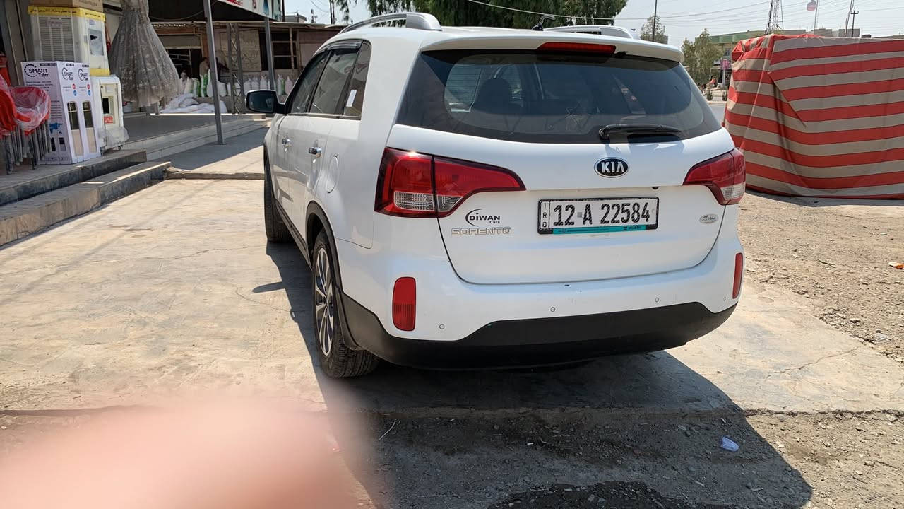 للبيع او#معارض مع بيك ابك موديل2013 فما فوق  سورنتو 2013 شكل2014 خليجي 4 سلندر مكفول كامل مواصفات عدا البانوراما ماشيه 133 للاستفسار / مكان السياره الموصل/***********
