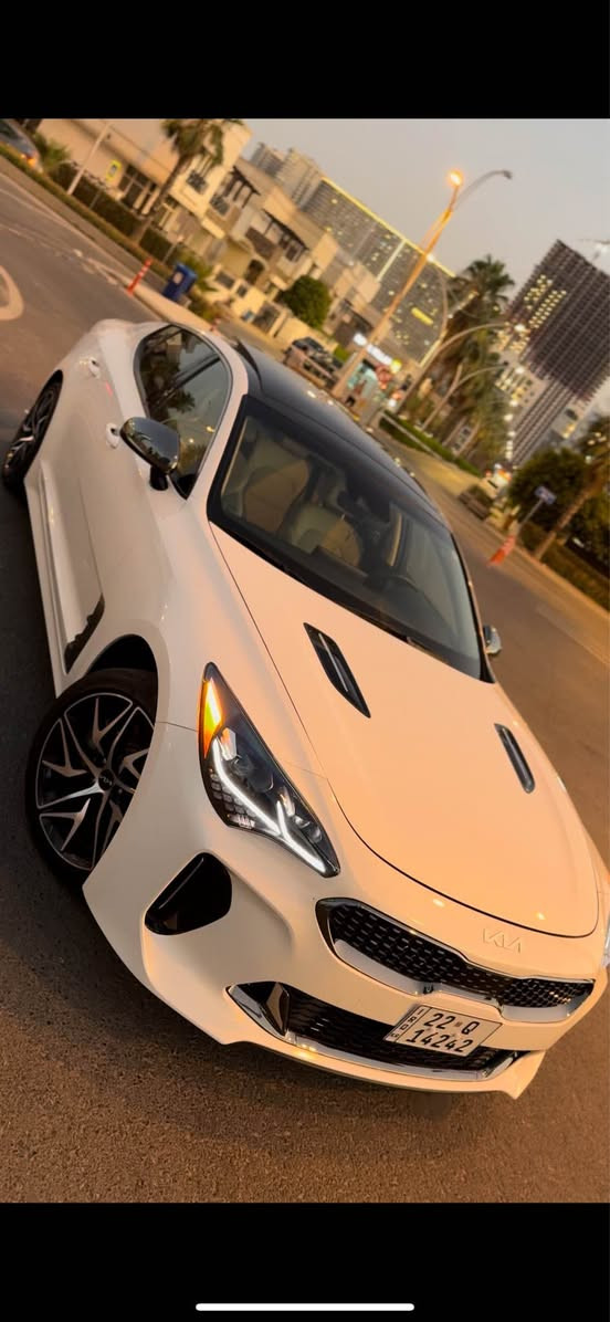 Kia stinger 2023 gt line
Sama3a harman kardon
2.5 Turbo 300HP
RWD
Brake System brembo
Panorama 
Radar 360
Light LED
Ambient light 
Full service 
1 parcha boyax 
*********** أربيل, العراق

