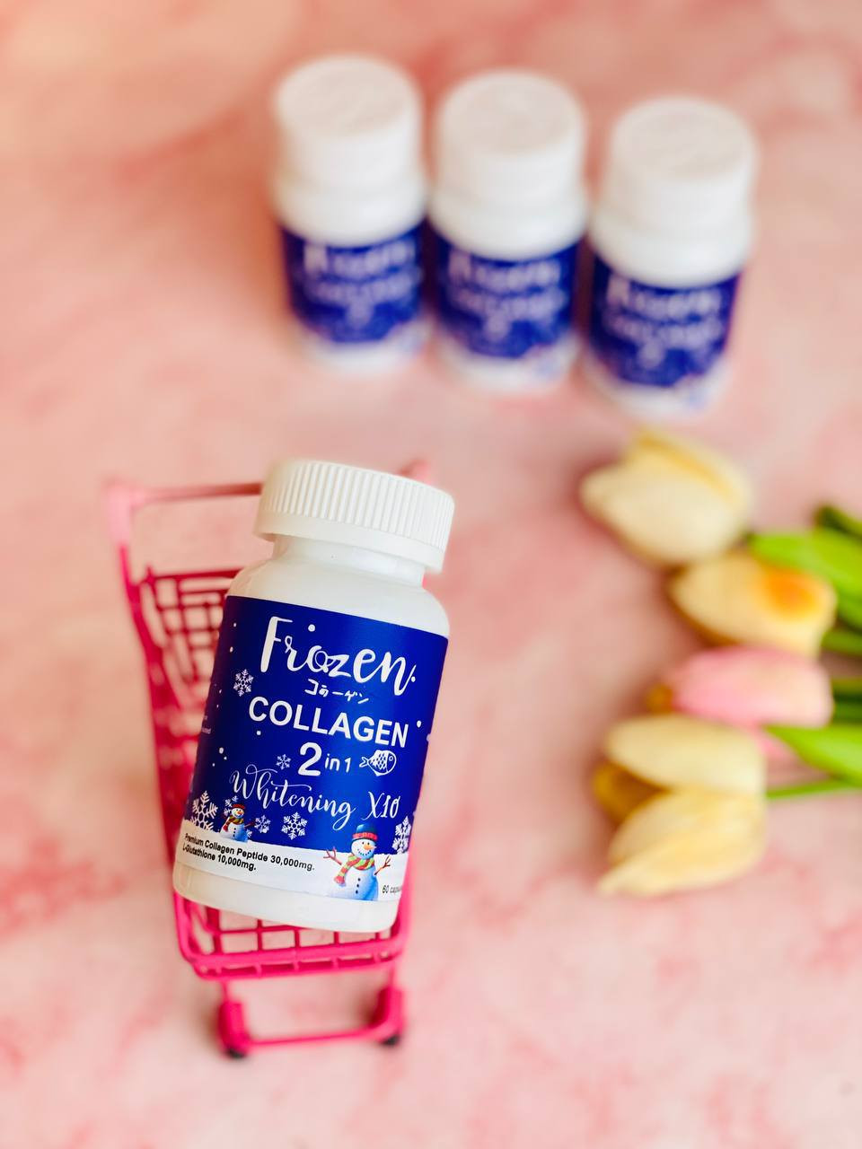 فروزن #كولاجين لبشرة خالية من العيوب وناصعة البياض وكانو لونك الحقيقي رهيبة جدا
حبوب فروزن الازرق😍

-☑️☑️ #كبسول_فروزن_كولاجين المجمد _Frozen Collagen
-✅✅طبي تايلندي اصلي ١٠٠%
-✅✅مبيض للبشرة والجسم بالكامل و بشكل دائمي 
-المرخص عالميا ✔
-✅✅حاصل على موافقة هيئة الغذاء والدواء العالمية الFDA 
-✅✅يستخدم للرجال والنساء آمن ١٠٠ ٪
-✅✅بالكولاجين و١٠ مواد أخرى

☑️☑️☑️☑️☑️فوائدة ⬇️

- ✅✅يقوم على تبييض الجسم والوجه من (1- 10درجات ) 
-✅✅ سريعة المفعول في تبييض البشرة وإزالة التجاعيد
-✅✅ تحسن وظيفة صبغة الميلانين
- ✅✅تحفز انتاج الكولاجين وتنشط الدورة الدموية
-✅✅ تزيل النمش والبقع الداكنة
- ✅✅تقلل ندبات حب الشباب
- ✅✅تساعد في الحصول على شعر لامع
-✅✅أظافر صحية
-✅✅تحتوي العلبة على 60 كبسولة


**إذا كنت صاحب هذا الإعلان وتريد حذفه لأي سبب، رجاءا أرسل رسالة إلى الدعم الفني**