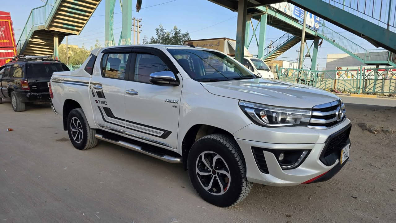 السلام عليكم
Toyota TRD 2019
4X4

للبيع
سيارة مكفولة كفالة عامة ما عدا صبغ بالهلالي مالت چاملخ الخلفي واصل للخطة

محرك وگير جديد كفالة
حدادية امامي خلفي مع دبلات كلة جديد كفالة
باتري جديد
سيارة جديدة وترايك وين ما يعجبك

رقم اربيل الجديد سنوية ما ساقطة
تحويل وكالة حاضر

مكان النجف
السعر 290 وبيها مجال
*********** تواصل النجف, العراق

