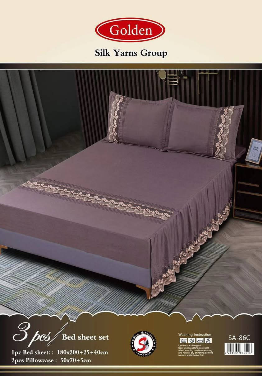 على بركة الله 
#الموسم_الصيفي توفر جرجف كولدن من شركة خيوط الحرير 

استعد لفصل الصيف بأناقة وانتعاش مع طقم جرجف نفرين  قطع سادة كيبور، تصميم فاخر يلائم أجواء الصيف وخامة مريحة مثالية للنوم الهادئ.

🛏️ محتويات الطقم – 3 قطع:
 • ✅ جرجف (تلبيسة دوشك) بقياس 180×200+25+40 سم – قياس جامبو كبير مع دبل نزال أنيق
 • ✅ وجهان مخدة بقياس 50×70+5 سم – كيبور راقٍ

🎨 التصميم:
 • سادة أنيق بتطريز ناعم “شغل كيبور 
 • أطراف طويلة (دبل نزال) تمنح مظهرًا ملكيًا للفراش
 • خامة صيفية مريحة، باردة على البشرة


**إذا كنت صاحب هذا الإعلان وتريد حذفه لأي سبب، رجاءا أرسل رسالة إلى الدعم الفني**