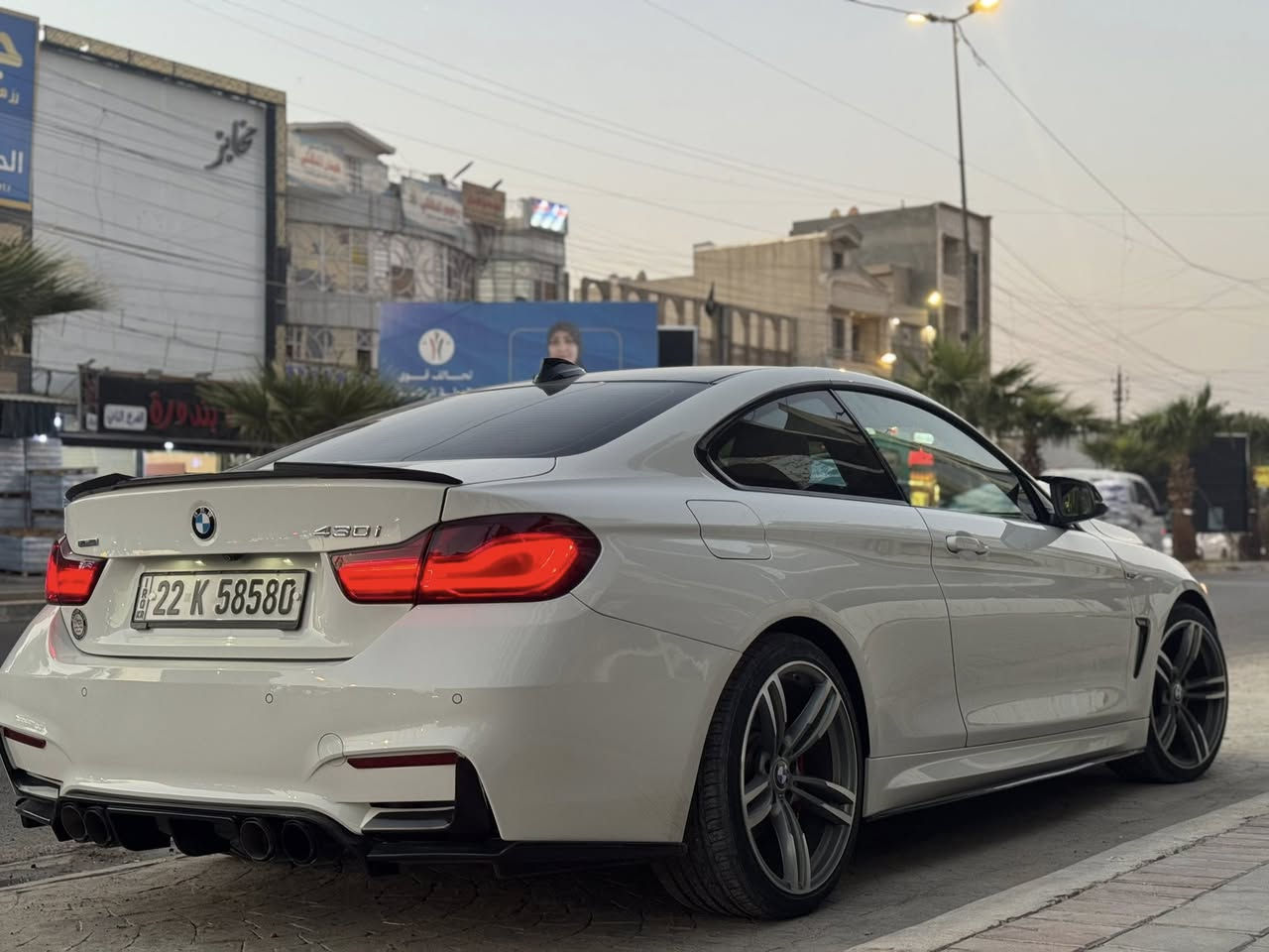 الجميله والجديده كلشش bmw 430i 2019 فولل 1/1 للاخير رقم اربيل 
مواصفات / فول للاخير 

خزن ميموري 

كشنات جلد 

دخول ذكي 

سياره افول شي بفئتها 

عليها اضافات هوايه 

كت M4 دعاميات اماميه خلفيه + بنيد ام فور البلادي موجود 

دركه كاربون فايبر m4 

ويل m4 

دفيوزر وحلوك صالنصه m4 سياره صفر مسج بدون نقص وجديده بمعنى الكلمه ماشيه 65 الف 

حادثها / باب سايق مبدل لون + جاملغ خلفي نصه صبغ فقط 

سعر / 218 وبيها مجال بسيط كلشش سياره ماكو اختها وخير من الله 

مكاني حي البنوك شارع الكنيسه ***********
