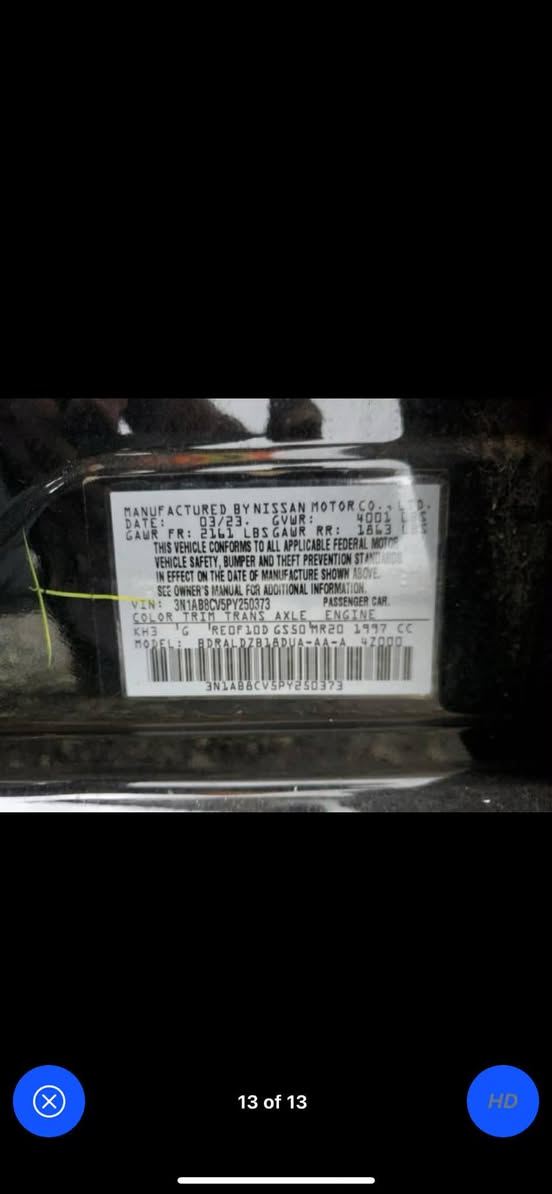 السلام، عليكم.
نيسان سنتر.
موديل 2023
بدون إيرباك
لونه، أسود.
تبريد، شركة.
عنوان بغداد بسماية
سعره 157بيه مجال 
***********
