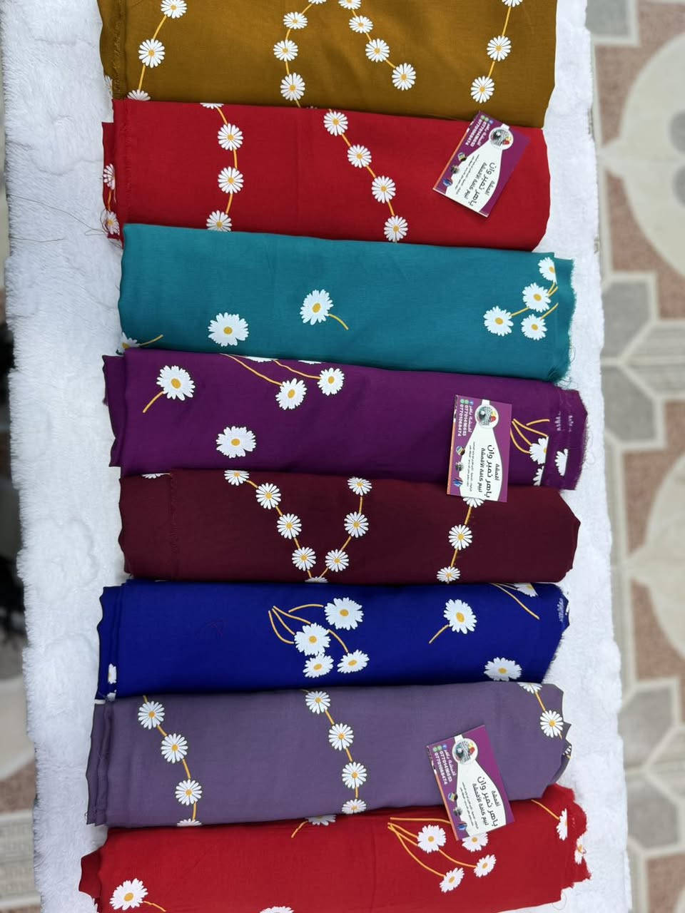 اقمشة باهر نمبر وان #٢٠٢٦ 😍😍
بسم الله توكلنة على الله . كشمير ايطالي دبل صبغ سعر تحطيم 😉سعر متر واحد 3000 الف فقط  اسعار وارقى النقشات بكل السوك ماكو هيج سعر وهيج قماش    جملةومفرد  القطعه مترين ونص 😮الى عشاق الصيفي 😍 البيع مفرد وجملة كشمير ايطالي اصلي دبل صبغ هاي اسعار جملة 😯   خاص للفساتين والدشاديش والقميص والكيلوت وترابلس وبينصل وتراك 😍ملاحضة يوجد لدينا خدمة توصيل 🤝 العنوان كركوك قادسية ثاني شارع ابو وليد المضمد خلف جامع صابر كه ردي 😋للاستفسار اكثر يرجى مراسلة الصفحة او الاتصال ع رقم تالي ***********🌹***********
