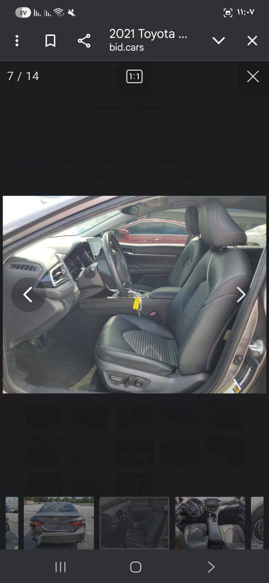 السلام عليكم كامري موديل ٢١ رقم صلاح الدين دولي شرط التحويل والغرامات سياره واضح الضرر بدون إرباك محرك كير شرط مامفتوحات سياره حلوه وجاهزه بيه مكان كلير امريكيه ابيع احزام مكفوله منل داخل شرط السونار سياره SE سياره ماشيه ١٢٠ الف ميل بيع فقط السعر ١٦٠ وبيه مجال بصيط مكان السياره صلاح الدين العلم اي استفسار الاتصال بل رقم ‏‪***********‬‏
