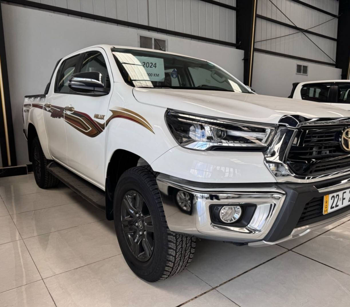 هايلوكس موديل 2024 للبيع 
شريكة سيد نهرو ٤ سلندر فول مواصفات ماشيه 29 ألف السعر $ 353 بي مجال 

رقم أربيل مكفوله كفاله عامه سونار مرفق ***********

موقع ديالى
