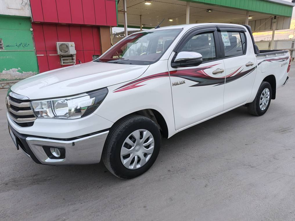 هيلوكس كويتي 2023 اوتماتيك مكفوله كفالة عامه رقم بغداد ماشيه ٥٠ ألف جديدة جداً السعر ٢٦٥ وبيها مجال مكان الدجيل للاتصال ***********
***********
