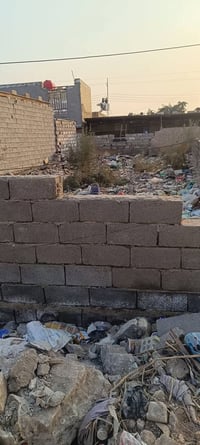 أرض الي بيع 200متر تكدر تشتري 100متر منها او كلها الموقع بغداد المشتل ...