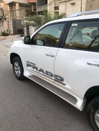 برادو موديل ٢٠١٢ اللون ابيض رقم اربيل باسمي  سعودي TX مكفوله بدون ضربه...