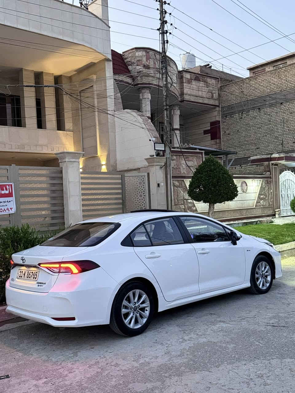 سلام عليكم كورلا هايبرد موديل 2025 سياره اب وضع زيرو فول مواصفات السعر154 وبيهه مجال
رقم سياره بغداد تحويل ثاني يوم سياره مكفوله كفاله عامه من البارد والصبغ والحالوب  ماشيه 20 الف مكاني بغداد الكاضميه للاستفسار : ***********
