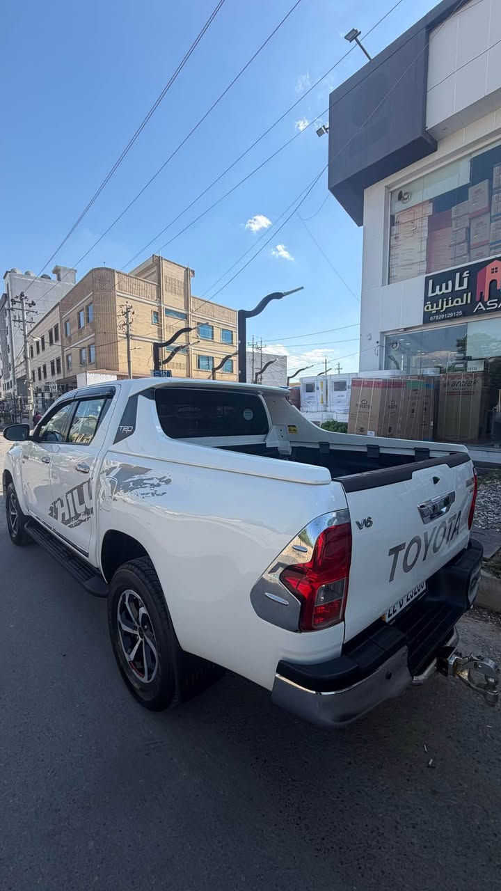 مرزيه TRD
موديل 2020
6پستون
توماتيك
شريكه سيد نهرو
111هه زار رويشتوه 
بي صبوغ بشرت
دوو جي گجكه ي سارده كوته
هه مووشتيكي بشرت 
رقم هه ولير 
*********** أربيل, العراق
