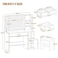 ميز مكتبي • وزن ثقيل • شكل جميل