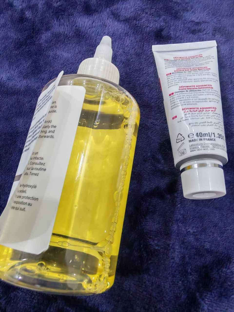 أقوى عرض لتفتيح المناطق الداكنة ✨
تفتيح الاندر آرم – البكيني – الأكواع – الركب بأقوى تركيبة من أشهر البراندات 💯
العرض يتكون من:
🔹 تونر اوردنري
🔹 كريم ACM
الفوائد:
• يزيل التصبغات تدريجياً
• يفتح المناطق الداكنة ويوحد اللون
• مناسب للحبوب والتصبغات العنيدة
• آمن للحوامل
✨ النتائج تبدأ بالظهور من شهر فما فوق
وبالنسبة للتصبغات القوية ممكن تحتاج شهرين أو أكثر.
📦 المنتج أصلي 100% بغداد, العراق


**إذا كنت صاحب هذا الإعلان وتريد حذفه لأي سبب، رجاءا أرسل رسالة إلى الدعم الفني**