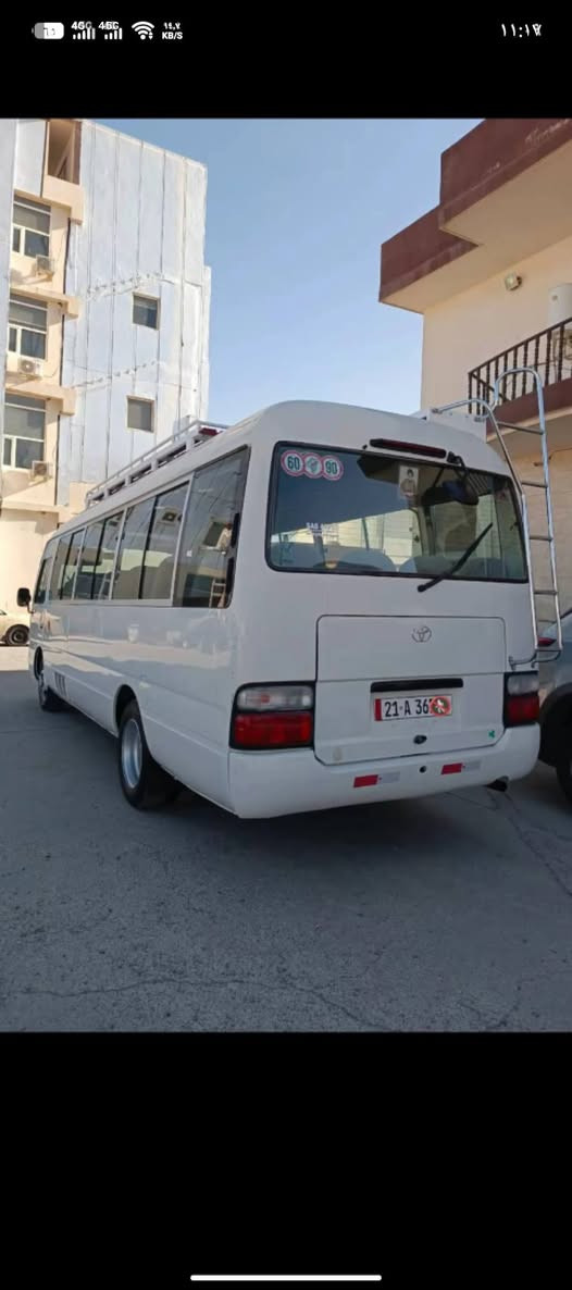 كوستر تيوتا 2014مكينه كير اكسل مكفوله تبريد محور تخم تايرات ويل ناصي سيبايه درج درع داخله جديد سنويه 2029 بيه صبغ مكانات قليل سياره جاهزه للاخير سعر (325) و بي مجال (***********)  مكان سياره كركوك
