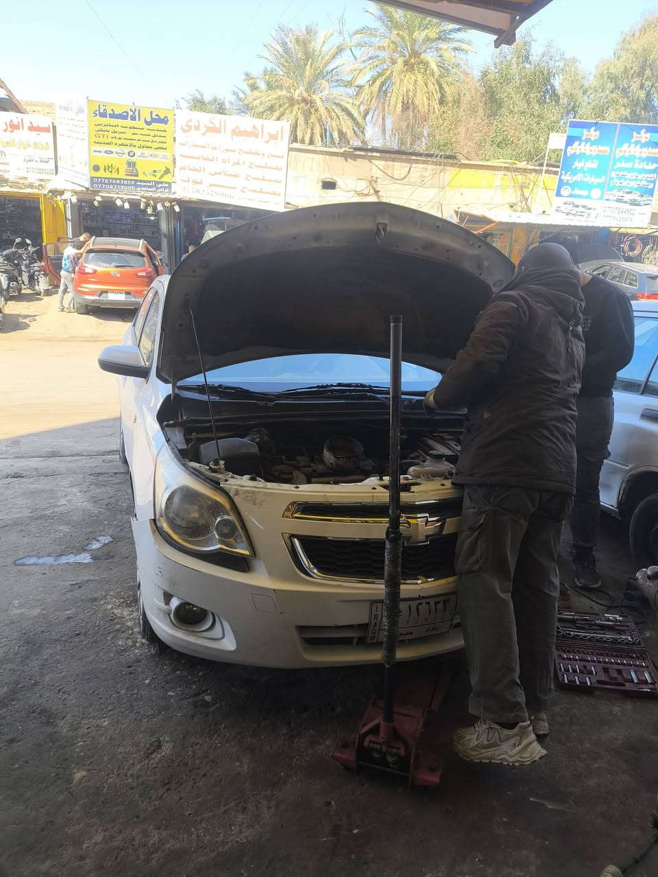 مستمرين بالصيانة وحدادة الصدر وتوفير الأدوات الاحتياطية 🔧🚗
شغل مضمون وأسعار تنافسية ✅
محل الصادق 

#صيانة #حدادة_صدر #قطع_غيار
جانب من عمالنا اليوميه ومن الله التوفيق مستمرين ادوات وصيانه وخدمه توصيل

📍 العنوان: بغداد – ساحة الطيران – الفرع الثالث شارع حجي منيشد 
☎️ للاستفسار:
***********
***********
