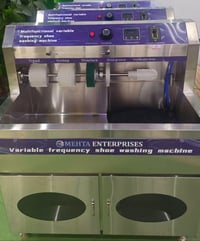 ئەم دوو جیهازەمان هەیە تایبەتن بە پێڵاو شتن و وشک کردنەوە ١-ئەوەی پێڵا...