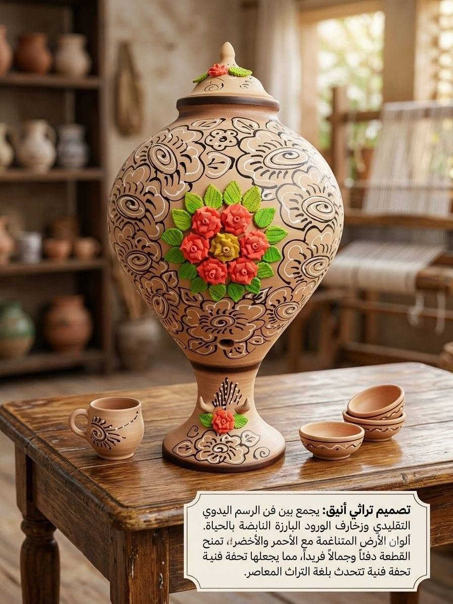 "استقبل ضيوفك بأناقة لا تضاهى.. ✨
في مجمع التساهل، وفرنا لكم طقم الضيافة الفخاري المتكامل:
🏺 ترمس فخار لتبريد طبيعي ومنعش.
🏺 دولكات ودلال بتصاميم تراثية مميزة.
🏺 جلاصات فخار تكمل جمالية التقديم.
أضف لمسة من الأصالة إلى بيتك اليوم!"


**إذا كنت صاحب هذا الإعلان وتريد حذفه لأي سبب، رجاءا أرسل رسالة إلى الدعم الفني**