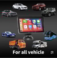 شاشة ١٠٫١ بوصة • محمولة • كار بلاي/أندرويد لاسلكي