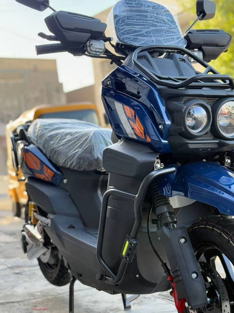 دراجة الاباجي استعمال نظيف ⚡️⚡️ تتحمل جميع الضروف شكل مميز ودزاين رهيب💪💪
تحمل وزن 200كيلو👍 وجداً اعتمادية وقوية 

مواصفاتها 💥💥

  1..6 بطاريات المسطرة 38 أمبير 
2.. ملف3000 واط نحاس 
3.. السرعة 90
4..دبل إشارة 
5..لايت عدسة جداً قوي
6.. بكلايت لد خلفي 
7.. بريكات دسكات 
 8..تشغيل مفتاح + بصمة+ كارت
9.. ثلاثة سرعات
10..دبلات الأمامية   دهن تتحمل أوزان عالية 
11.. قفل ستيرن 
12 بلوتوث + سماعة جدا عالية 
13..دبلات خلفية غاز
14..نضام الرجوع للخلف
15.. نضام الزحف TCS
للأستفسار ***********📞📞📞📞📞📞 البصرة, العراق
