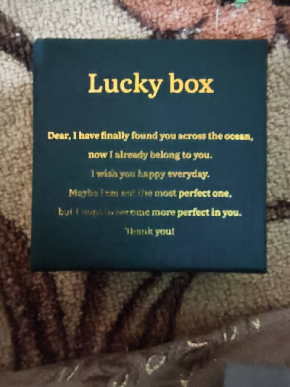 متوفر محبس وحلقه المحبس فضه والحلقه الرجاليه بلاتينيوم مرصع بلالماس عيار 18 سعره الف وميتين دولار بس اني ما اغني السعر مزاد المكان بغداد ابو غريب


**إذا كنت صاحب هذا الإعلان وتريد حذفه لأي سبب، رجاءا أرسل رسالة إلى الدعم الفني**