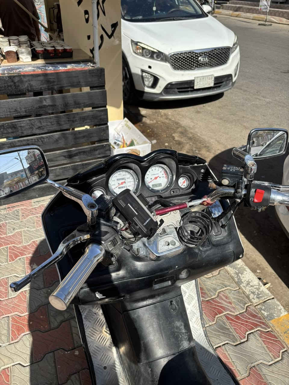 هوندا فورزا 06 للبيع او مراوس ❤️✨
محرك250 ✅
صالنصة رياضي ✅
باتري جديد ✅
دشبول شغال ✅
كهربائيات شغالة ✅
اشاير لايتات كله شغال ✅
بريك امامي خلفي شغال ✅
نكره سلف ✅
قفل كشن ✅
قفل دشبول ✅
راديتر بلاد ✅
مرايات نيكل ✅
صوت مرعب ✅
كاملة مكملة من كل النواحي ✅
عنواني فلوجة شارع 40 رقم واتساب 
*********** واتساب ✨
