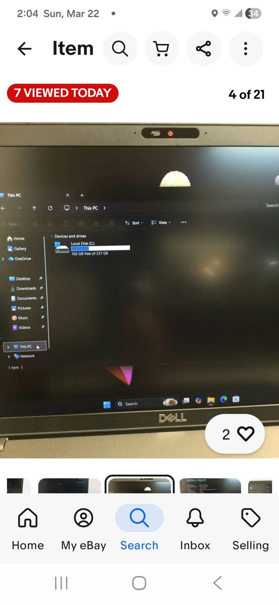 Laptop for sale 300k
Dell latitude 5500 256 ssd win 10 15.6in screen 8gb memory 8th gen


**إذا كنت صاحب هذا الإعلان وتريد حذفه لأي سبب، رجاءا أرسل رسالة إلى الدعم الفني**