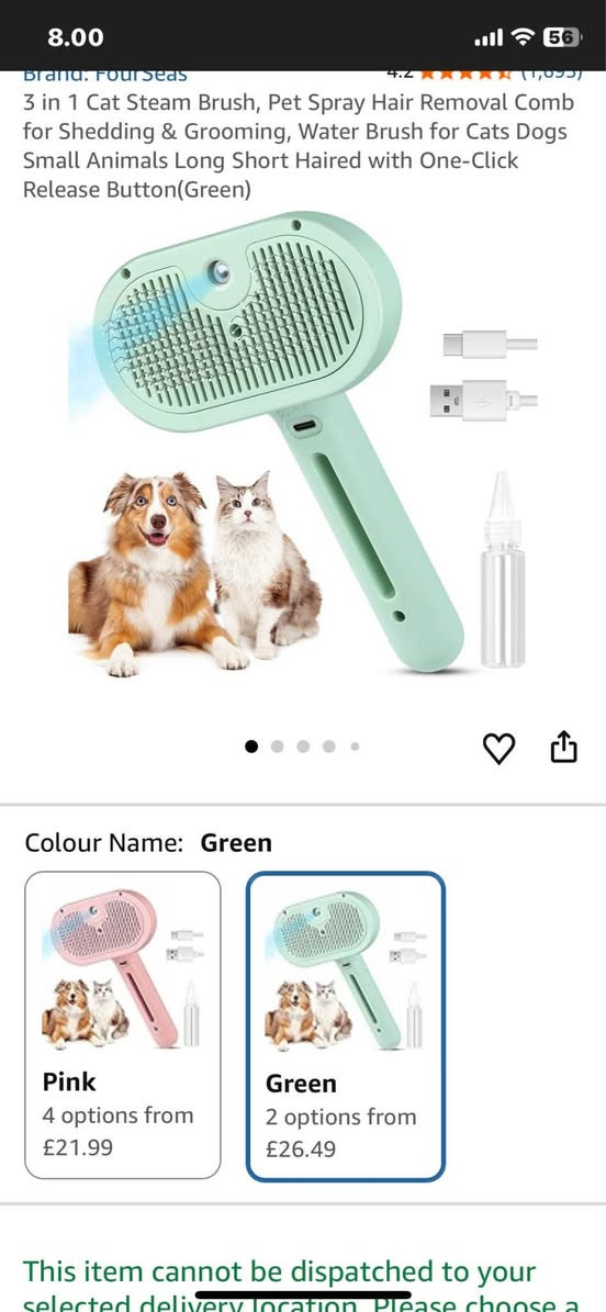 اشياء قطط جديدة كلها ٤٠ الف قفل
بوكس نقل
لتر بوكس
٢ كيس رمل كبير ٨ لتر + ٨ لتر
منام
٢ لعبة
مشط بخاري اصلي
٢ مواعين
ماعون مزدوج
المكان اربيل روشنبيري
توصيل اربيل ٣ الف أربيل, العراق


**إذا كنت صاحب هذا الإعلان وتريد حذفه لأي سبب، رجاءا أرسل رسالة إلى الدعم الفني**