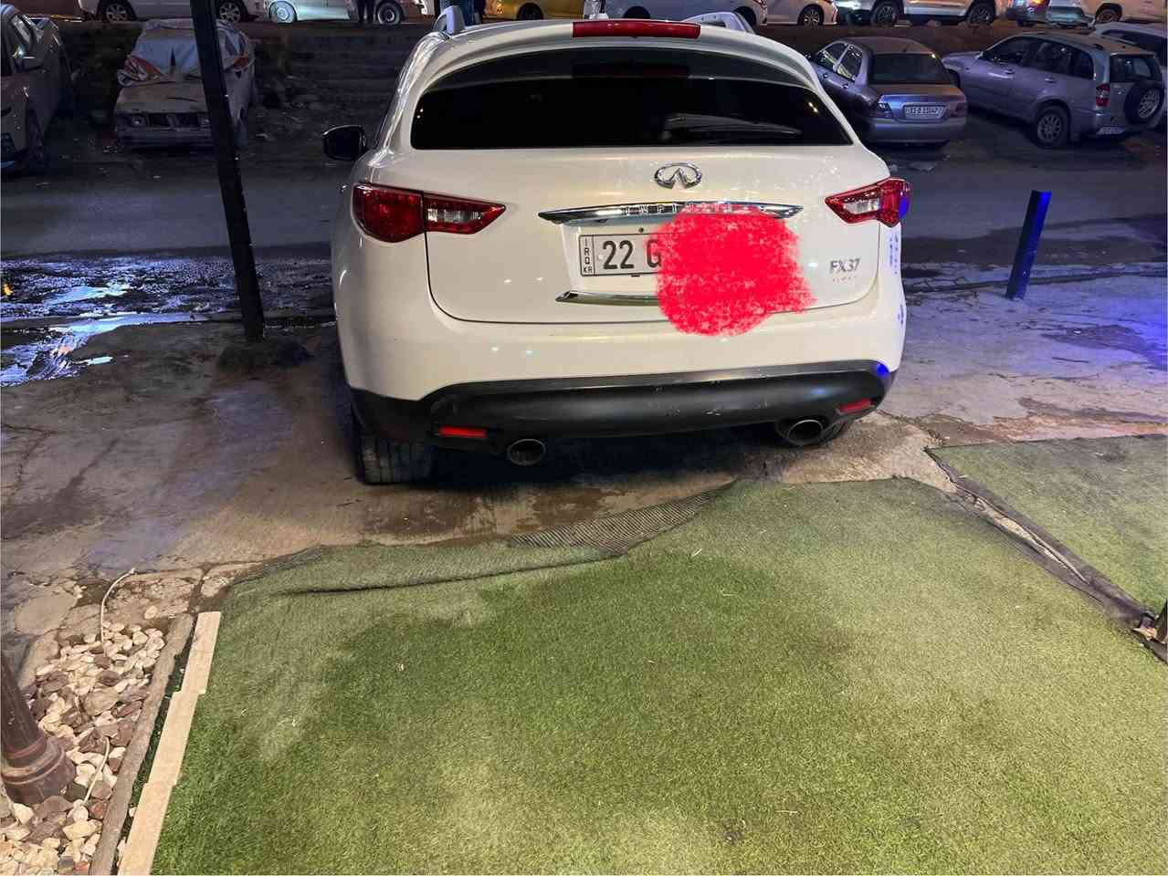 ﷽
‏ INFINITI FX37  2013
أنفنيتي FX37 موديل 2013
كلين تايتل فول مواصفات
--------------------------------------
مكان🌆بغداد اليرموك                  
تليفون☎️ ***********
--------------------------------------
محريك V6 سته سلندر
گير و محرك بشرط مامفتوح
بدون صوت بدون صرف بدون خلل بشرط فحص
ماشيه148الف ميل  
--------------------------------------
سيارة كلين تايتل مكفولة بشرط بدون قطرة صبغ 
سيارة جديد حيل حلوة
--------------------------------------
مواصفات
{{ بصمة - سلايت - شاشة - صندوق شفت - كشنات جلد - كشنات تتفيئة - كشنات كهربا - فورميكا - تبريد مركزي - كاميرا - بلاجكتور - ڤوليوم - تحديد سورعة - بعد }}
--------------------------------------
أربع تاير و ويل جديد سيارة جديد بدون مصروف
سيارة شرط بدون اى نواقص گير و موحريك و حدادي و كاهرباى كولة بشرط

--------------------------------------
كوردي
﷽
‏ INFINITI FX37 2013
ئينفنيتي مؤديل 2013 فول مواسفات
كلين تايتل ره نگى ره شى قه تران
---------------------------------------
شوين🌆:بغداد اليرموك                   
مؤبايل☎️: ***********
---------------------------------------
مه كينه V6 شه ش بستؤن
گير و مه كينه ى به شه رت نه كراوه ته وه
سه وت و سه رف و خه له لى نييه به شه رت
 148 هه زار كيلؤمه تر رؤيشتوه
---------------------------------------
كلين تايتل
 بئ بؤياغه زؤر جوان ماوه ته وه و نمونه يه له جوانيدا
---------------------------------------
مواسفات
{{ به سمه - سلايت - شاشه - سندوق شه فت - كوشن جلد - كوشن هيته ر - دوو كوشن كاره با - فؤرميكا - ته بريد مه ركه زى - بلاجكتؤر - تحديد سورعه - زؤر مواسفاتى تر }}
---------------------------------------
چوار تايه ويلى لؤكى بؤ به ستراوه
كامل سيرڤزى بؤ كراوه و يه ك دينار مه سروفى نييه
سه نه وى و ره قه م وهه زه ى تازه يه به ناوى خؤمه وه يه
{{ گير و مه كينه و كاره باى و هه موو گيانى به شه رت }}
--------------------------------------- بغداد, العراق
