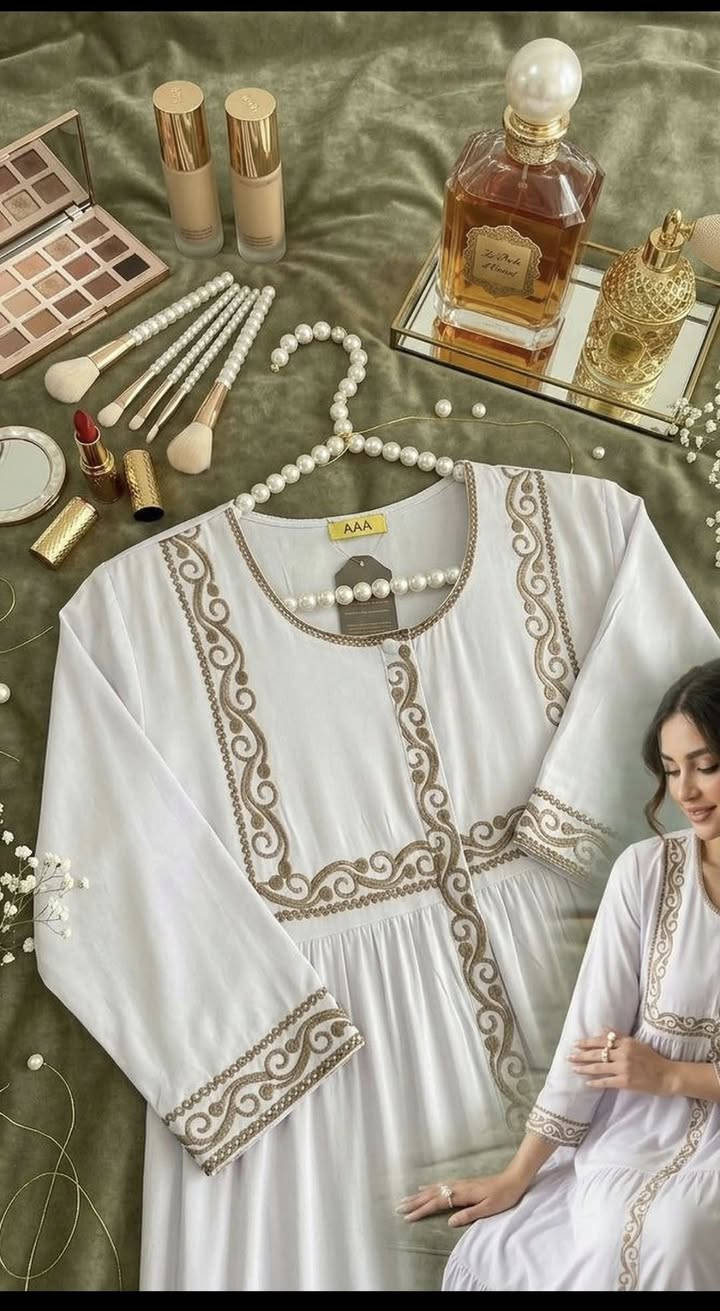 دشداشه نسائي دبل كلوش تطريز وستراس  

الخامه كشمير ايطالي اصلي 

القياسات من 2XL الى 5Xl  
 
الدرزن يجي 6 الوان 4 قياسات استندر
يوجد خدمه توصيل لكافة محافظات العراق


**إذا كنت صاحب هذا الإعلان وتريد حذفه لأي سبب، رجاءا أرسل رسالة إلى الدعم الفني**