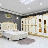 ٧ قطع • سرير ١٦٠×٢٠٠ • ام دي اف ٤مم