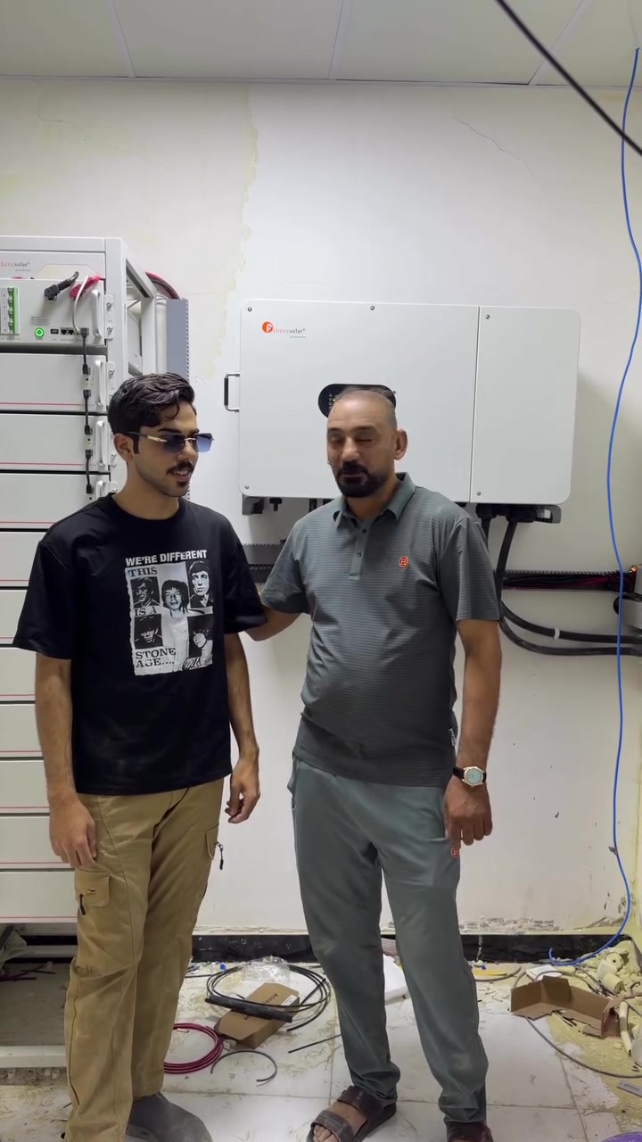 بسم الله الرحمن الرحيم 
اعمل بإتقان، واترك النتائج على الله، فهو خير المدبرين.”
كل إنجاز أفتخر به، أحمد الله عليه قبل أن أحمد نفسي

بحمدالله وتوفيق ربي تم ✔️ اگمال منظومة طاقة شمسية 
بقدرة 200 آمبير  ثري فيز في محافظة ذي قار منطقة الحبوبي 
تم استخدام آنفيرتر فلستي سولر بقدرة 50 كيلو واط هاي ڤولتج
واستخدام الواح لونجي بقدرة 650W  عدد 97
وحديد مغلون ضمان 25 سنة معه كافات مستلزمات الأمان والحماية 
وتم استخدام بطارية فلستي سولر بقدرة 100امبير 5كيلو واط بـ نضام الراك ونوع SE ال هاي ڤولتج تم استخدام راكات عدد اثنين وBMS عدد اثنين 
معه بورد الحمايه والقواطع 
 
تم هاذه العمل ب إدارة @شركةالفانوس للطاقة الشمسية بإدارة مرتضى شاكر الحسناوي
تم العمل من قبل الفنيين 
مرتضی الجبوري
Mahdi Hijran


**إذا كنت صاحب هذا الإعلان وتريد حذفه لأي سبب، رجاءا أرسل رسالة إلى الدعم الفني**