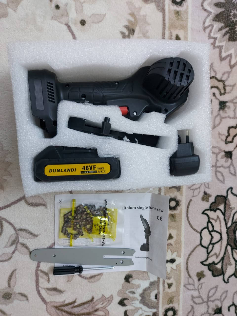 منشار شحن بطارية 48V الكبيرة مع شاحنة كامل الملحقات 
السعر 20 الف  شامل اجور التوصيل مكاني بغداد مشتل حي المعلمين ***********
