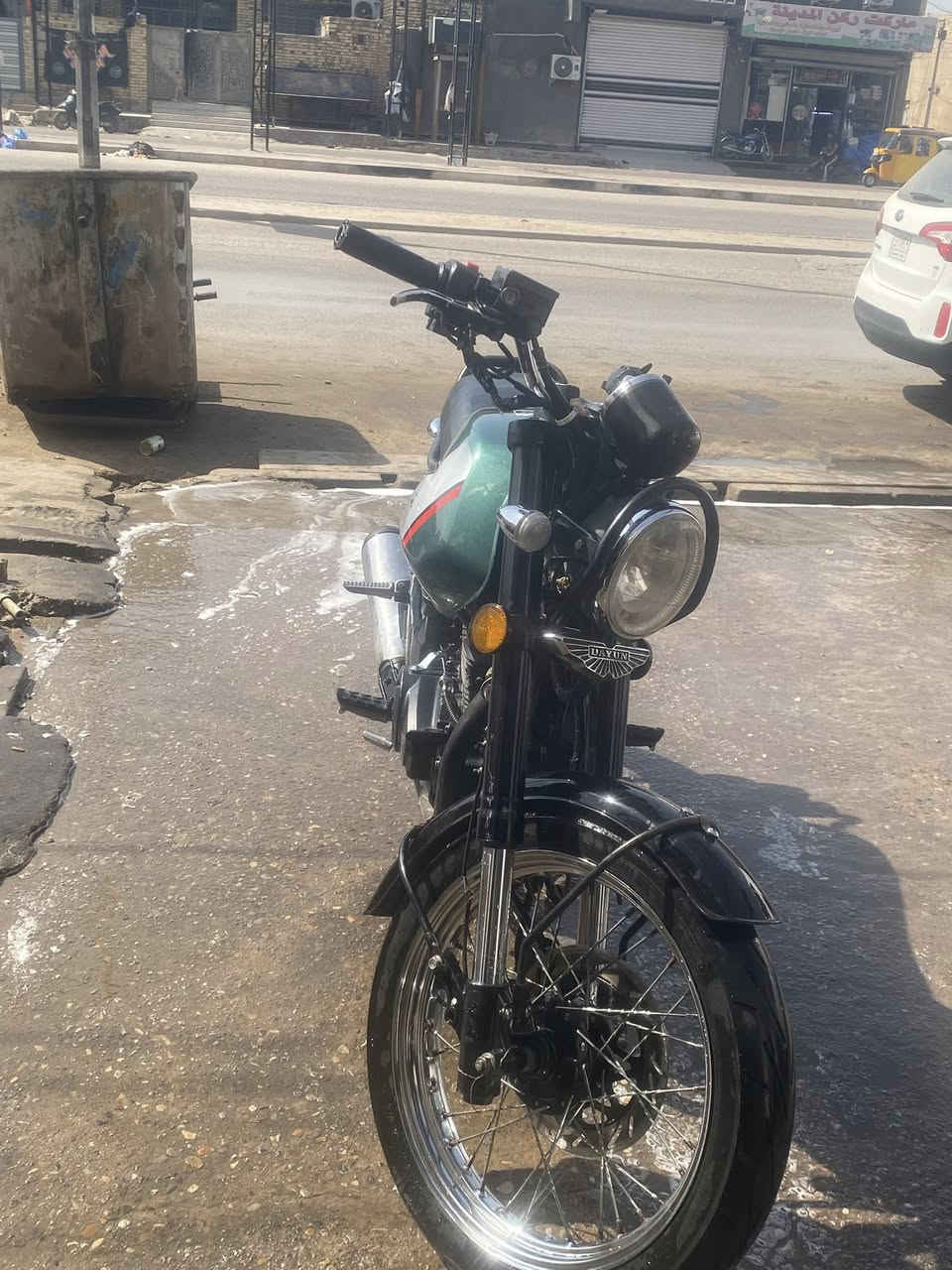 السلام عليكم شباب دراجة للبيع انوع دايوان الدراجة مكين 250 دراجة كفالة عامة برغي مامفتوح بيها الدراجة جديدة كلشي شغال سلف كهربائيات مكاني ميسان حي الحسين جديد مكلف بنشر رقم راعيها ‭0772 410 2744‬ الشراي يتصل
