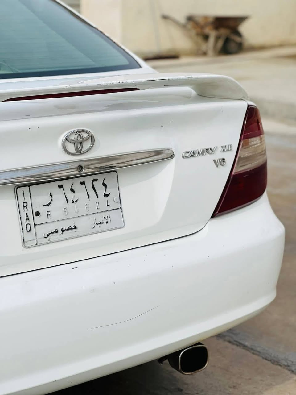 السلام عليكم.   للبيع كامري.   موديل 2002
رقم أنبار.   مشروع وطني.    تحويل بشرط 

أمريكي.    محرك V6.    كير.   محرك
صدر.    كفاله.   بشرط !!

صبغ.  ربع البنيد.     وهلال جاملغ خلفي 
فقط.    الباقي كفاله عامه.   مكفوله من الضربه
شرط.  الك الفحص.    

السياره فول مواصفات. 1/1.  بيانو. VIP
فول    للاخير 

السعر. 80.  $. وبيه مجال 
رقم هاتف.  ***********
الاستفسار علئ رقم فقط واتساب اتصال   .
