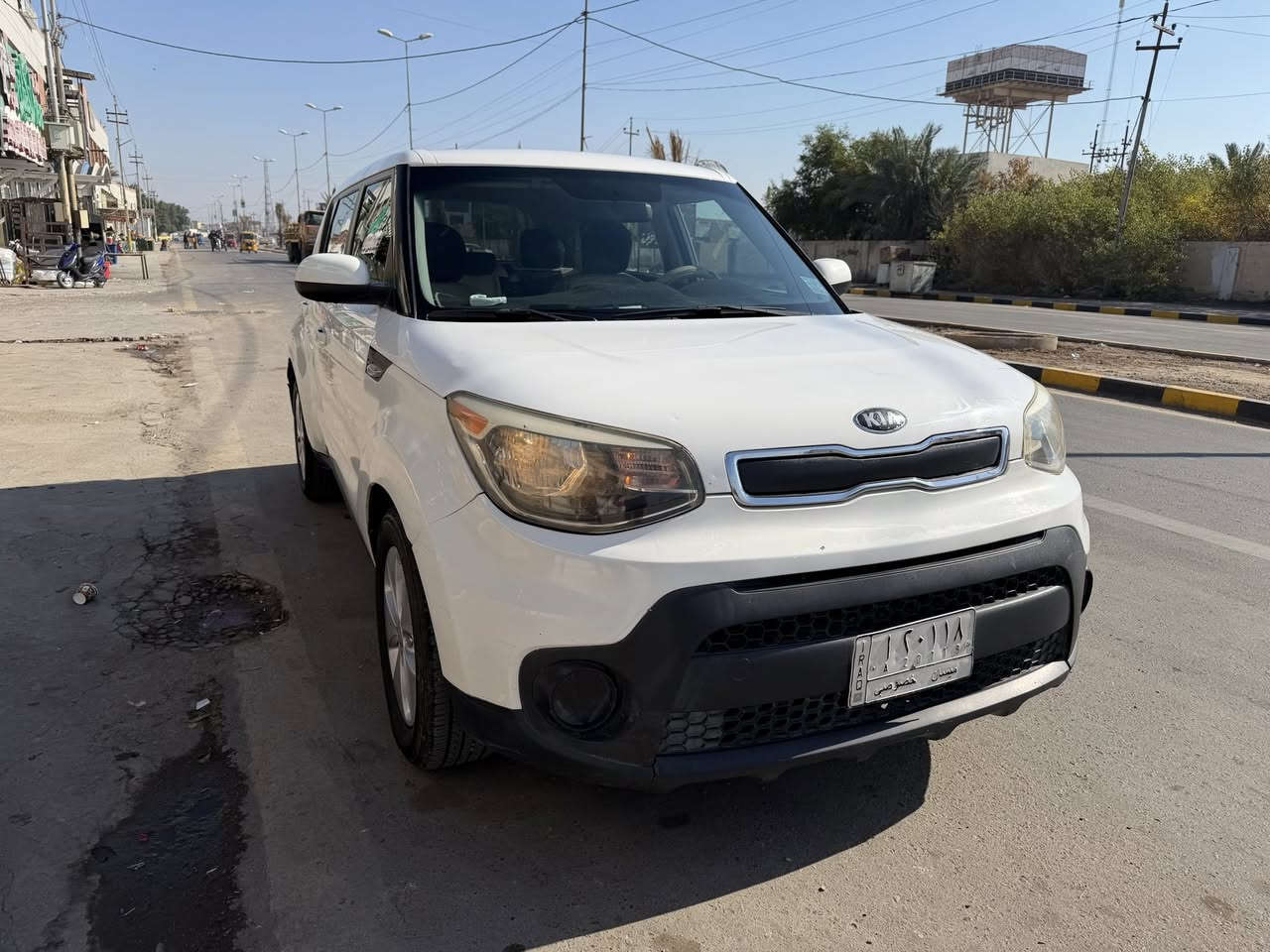 كيا صول موديل 2016 رقم ميسان تحويل  سونار مرفق بلمنشور محرك 1600 السعر110  مكان السياره العماره هاتف ***********
