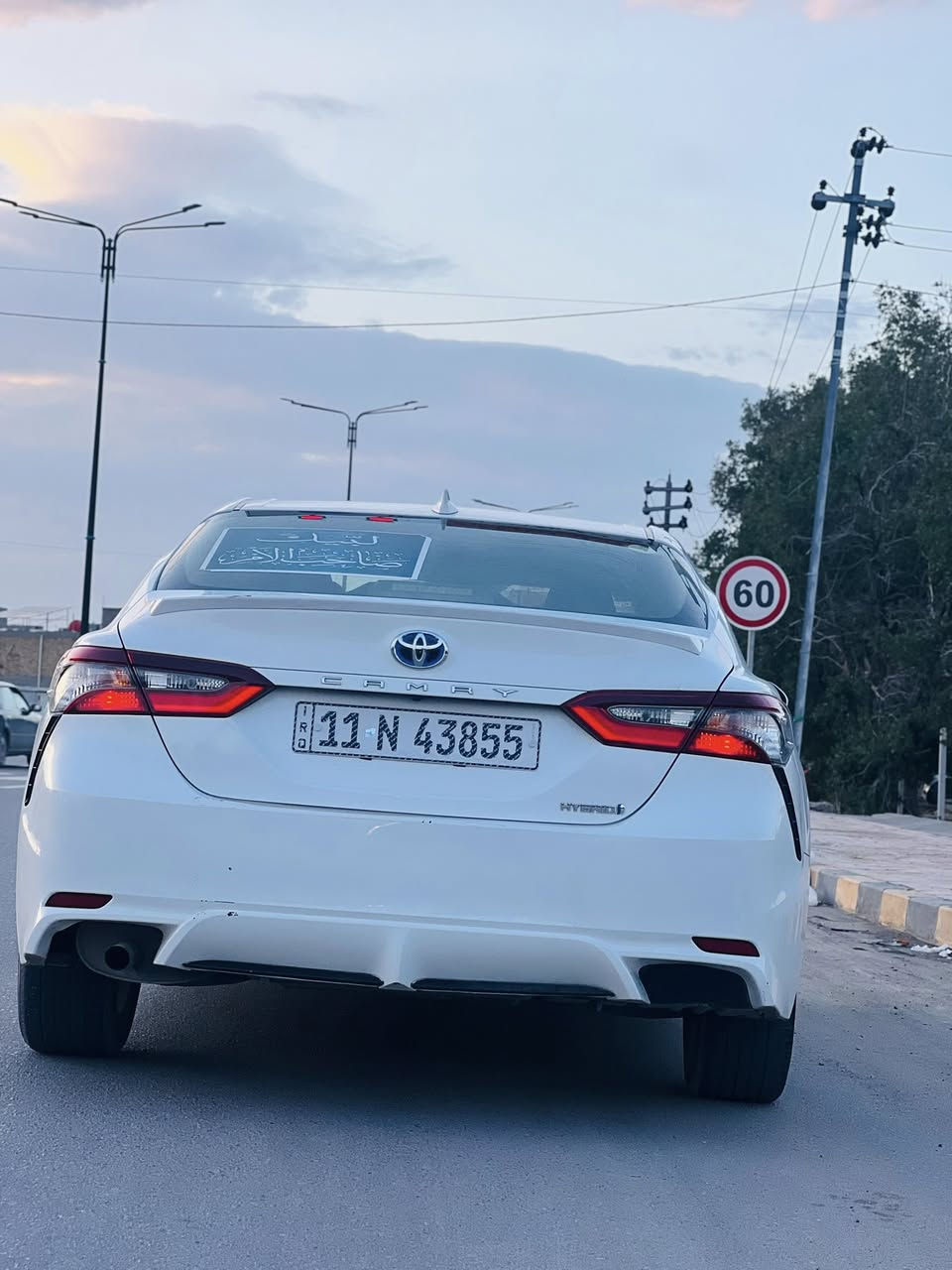 يالله 
كامري هايبرد للبيع خليجي وارد ياباني  مو (تكسي دبي) رقم بغداد باسمي  انكليزي 
كفاله السياره فقط بنيد مبدل كير مكينه بطاريه كله مكفول 
مديل 24 
سياره جديده بمعنه الكلمه حداديه فول حته تايرات اليابان بيها
 تحكم ستيرن هواي مواصفات بيها 
مكانها نجف السعر 183

***********
