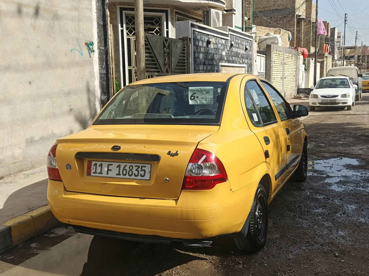 السلام عليكم طيبه موديل 2015 رقم بغداد مكفوله تخم تاير حداديه جديده مكينه جديده سنويه ل27 رقم انكليزي  مكاني بغداد رقم تلفون***********
