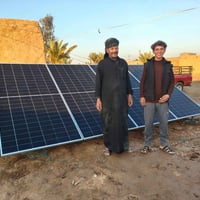 طاقة شمسية منزلية • ألواح لونجي ٦١٥ واط • بطارية ليثيوم ٥kWh