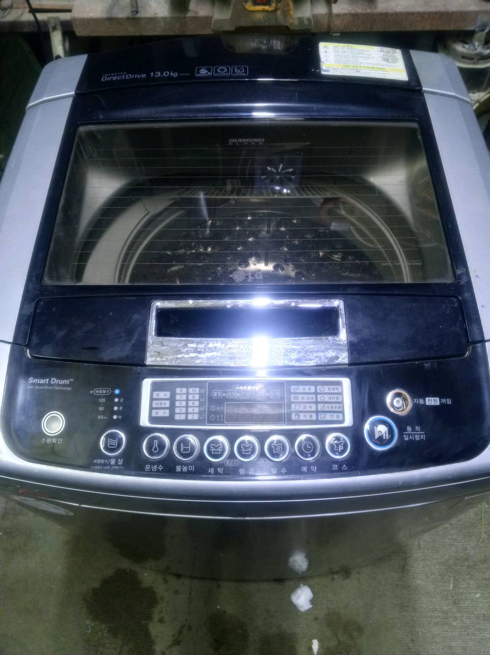 غساله LG 13 كيلو شرط الشغل وماداخله تصليح صناعه حوري شرط الفحص