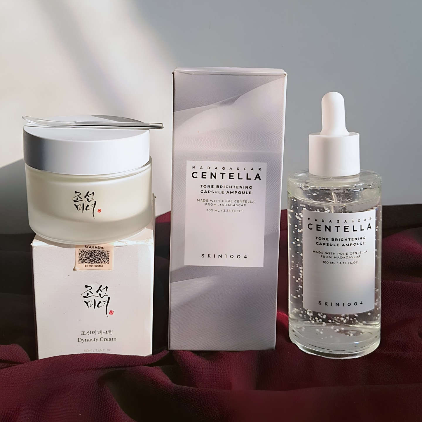 الي تريد بشرتهــا كانهـا حاقـنه أبر نضاره لا تتفوت هذوله المنتجات 🇰🇷✨🫧
•  cream من beauty of Joseon 
• كـريم مرطب من برانـد بيوتي اوف جوسون #الكـوري 🇰🇷🇰🇷من افضل المرطبات عالميا يحتوي مرطب داينستي  على مستخلص ماء الارز الذي يساعد على تفتيح البشرة والقضاء على البقع الداكنه والتصبغات للبشرة مناسب لجميع انواع البشرة حتى الحساسة والحساسة جدًا... 
• سيروم سنتيلا الأبيض رهيب رهيب رهيب
🫧 يساعد على تفتيح البشرة، 
🫧 محاربة البقع الداكنة،
🫧 توحيد لون البشرة، 
🫧يهدئ البشرة ويرطبها؛ تركيبة خالية من: الكحول والبارابين والعطور المضافة. 
🫧كما أنه يساعد على تفتيح البشرة وتوحيد لون البشرة وأصلاح حاجز البشرة. 
#الأصلي #استيراد_من_كوريا 🇰🇷

الحجز مراسلة الصفحه💌
توصيل بغداد 4 محافظات 6

لاتنسون تابعونا لتصلكم كل العروض الجديدة💕💕


**إذا كنت صاحب هذا الإعلان وتريد حذفه لأي سبب، رجاءا أرسل رسالة إلى الدعم الفني**