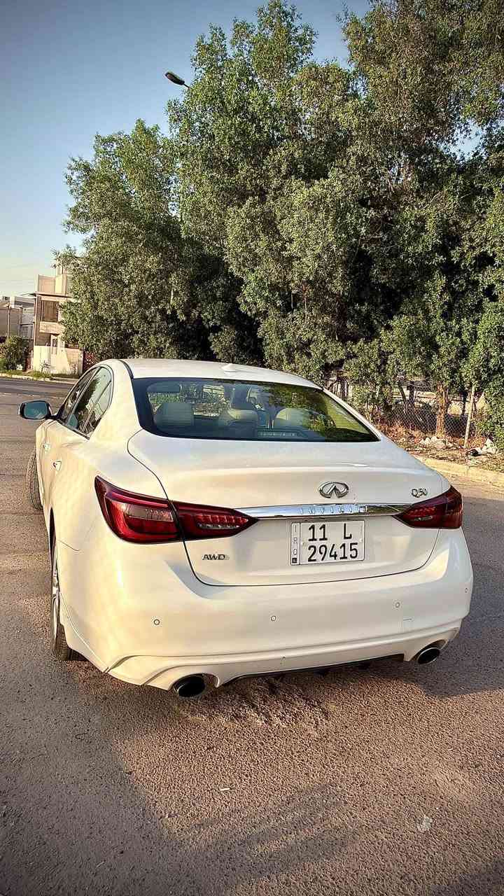 🔥 للبيع | Infiniti Q50 AWD Lux 2022 🔥
للراغبين بالفخامة والأداء الرياضي والقوة، سيارة مميزة بحالة ممتازة ومواصفات متكاملة.
🚘 Infiniti Q50 Lux AWD�📅 موديل 2022�⚙️ محرك 3.0T Twin Turbo�🛣️ ممشى 75,000 كم�🎨 اللون الخارجي: أبيض�🛋️ الداخلية: أبيض وأسود�🇺🇸 وارد أمريكي� ✅ صبغ قطعة واحدة فقط
صور الحادث موجودة ويا الصور
⭐️ المواصفات:�✔️ نظام دفع رباعي AWD�✔️ كاميرات 360 درجة�✔️ حساسات أمامية وخلفية وجانبية 360°�✔️ رادارات أمان�✔️ نظام النقطة العمياء (Blind Spot)�✔️ دخول ذكي بدون مفتاح�✔️ Apple CarPlay Wireless�✔️ كراسي كهربائية�✔️ تدفئة كراسي أمامية�✔️ خزن لمقاعد السائق �✔️ مرايا جانبية كهربائية�✔️ مرايا داخلية تعتيم أوتوماتيكي�✔️ داخلية جلد فاخرة�✔️ مثبت سرعة�✔️ شاشات متعددة�

‎السيارة استخدام شخصي ومعتنى بها بشكل ممتاز، جاهزة للفحص بأي مكان، والمحرك والجير والشاصي بحالة ممتازة.
‎💰 السعر: 19,500 دولار
📍 بغداد
*********** بغداد, العراق
