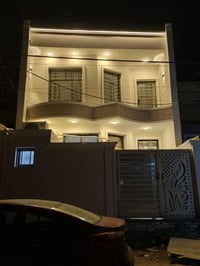 دار للبيع بناء جديد كونكريت مسلح طابقين مساحه 125م  حي الزهراء شارع ال...