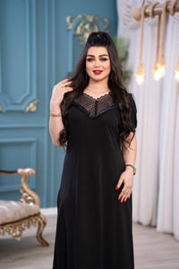 ميدي نسائي • سواد فاحم • فري سايز ٩٥