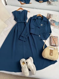 فستان قطعتين • دابل تركي • مقاسات 38-48