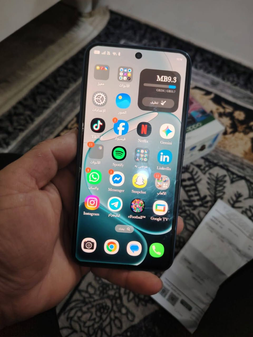 أوبو A6برو5G ذاكرته 256مستعمل قليل بعد بالكارتونه نظيف اخو جديد الله شاهد اريده  مراوس  او بيع ب375 نهايته قفل


**إذا كنت صاحب هذا الإعلان وتريد حذفه لأي سبب، رجاءا أرسل رسالة إلى الدعم الفني**