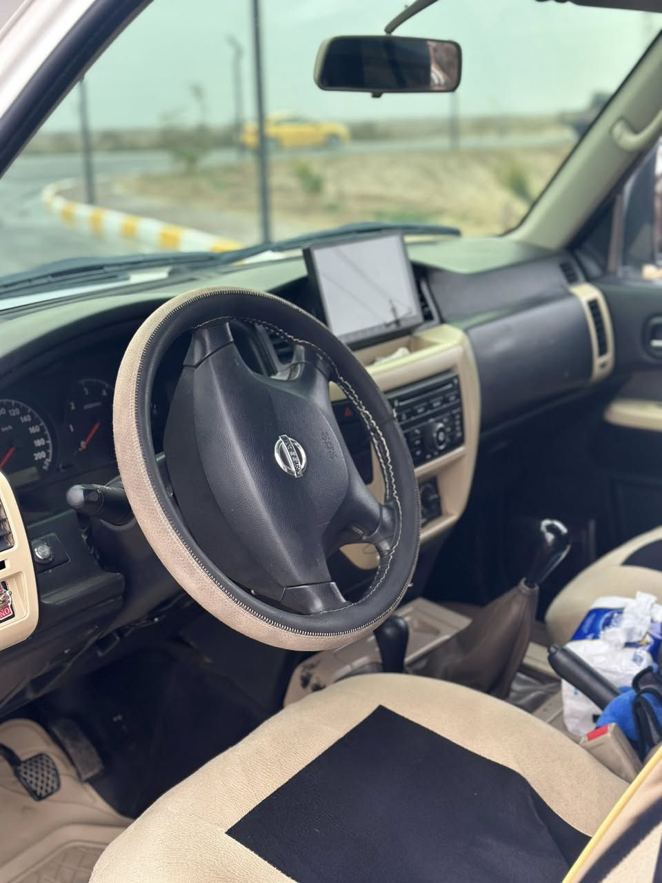 سلام عليكم نيسان باترول للبيع سياره حلو وجاهز موديل ٢٠٠٥ مرتبه عنوان ديالى بلدروز رقم ***********      سعر ١٣٠ $$
