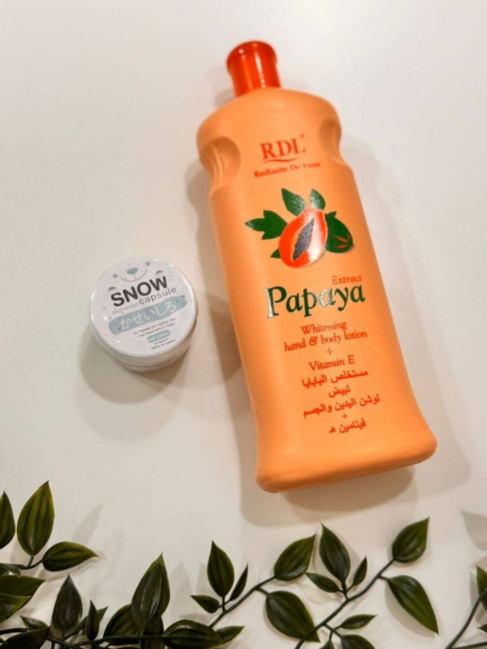 عرض تبييض الجسم
إذا جنتي تبحثين عن بشرة بيضاء ومشرقة، فأنتِ بالمكان الصحيح.

 نقدم الج عرضًا مميزًا يتضمن لوشن البابايا وكبسول سنووايت المبيض.

- *لوشن البابايا*: يحتوي على خلاصة البابايا التي تساعد على تبييض البشرة وتوحيد لونها. كما يعمل على ترطيب البشرة وتغذيتها.

- *كبسول سنووايت المبيض*: يحتوي على مواد فعالة تعمل على تبييض البشرة ويساعد على تفتيح البشرة ويمنحها مظهرًا مشرقًا.

## فوائد العرض
- تبييض البشرة وتوحيد لونها.
- ترطيب البشرة وتغذيتها.
- تقليل ظهور البقع الداكنة.
- منح البشرة مظهرًا مشرقًا ونضرًا.

 .

#احصلي على العرض الآن
لا تفوتي الفرصة لتحصلي على بشرة بيضاء ومشرقة. اطلبي العرض الآن واحصلي على نتائج مذهلة!

السعر 20 الف#توصيل مجاني #الطلب #والاستفسار #مرسلة #صفحة #خدمة 
#توصيل_لكل_المحافطات_


**إذا كنت صاحب هذا الإعلان وتريد حذفه لأي سبب، رجاءا أرسل رسالة إلى الدعم الفني**