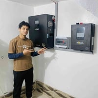 منظومة شمسية ذكية • إنفرتر 5KW • بطارية 7.2KW